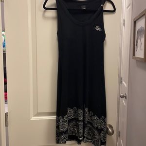 Fun casual black dress.